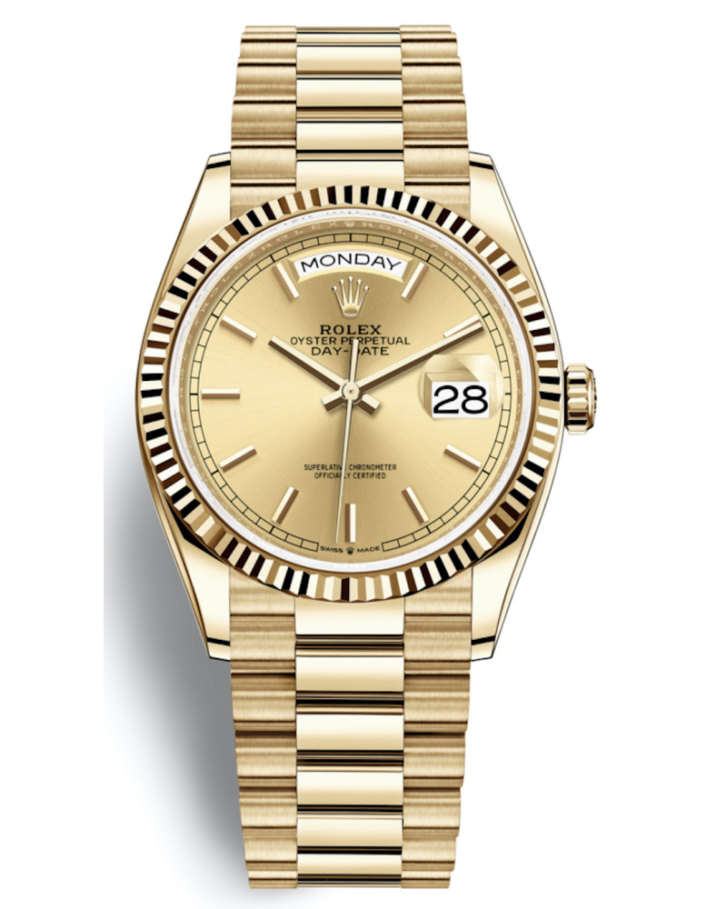 Rolex 128 238 champagne